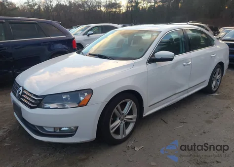 2013 Volkswagen Passat 2.0L Tdi Sel Premium из США, поврежденный, VIN 1VWCN7A30DC042427